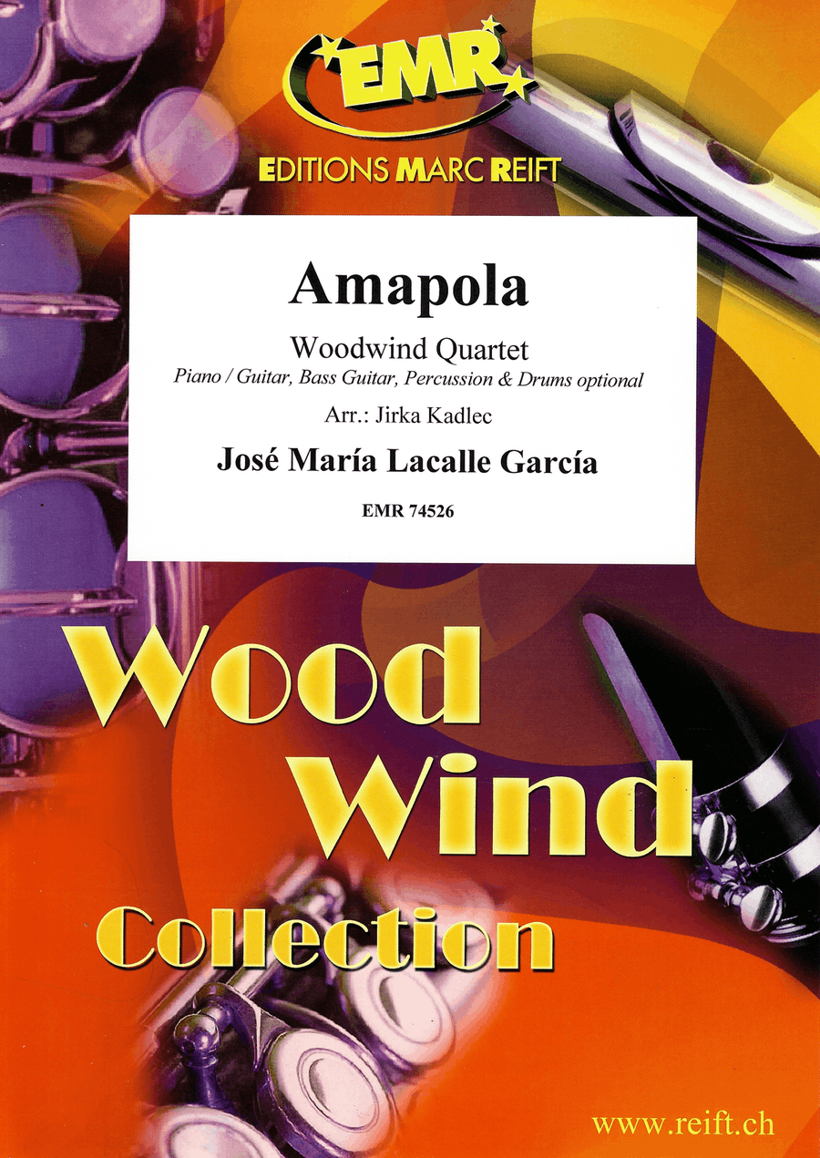 Amapola Amapola Woodwind Quartet scores gallery preview page 1