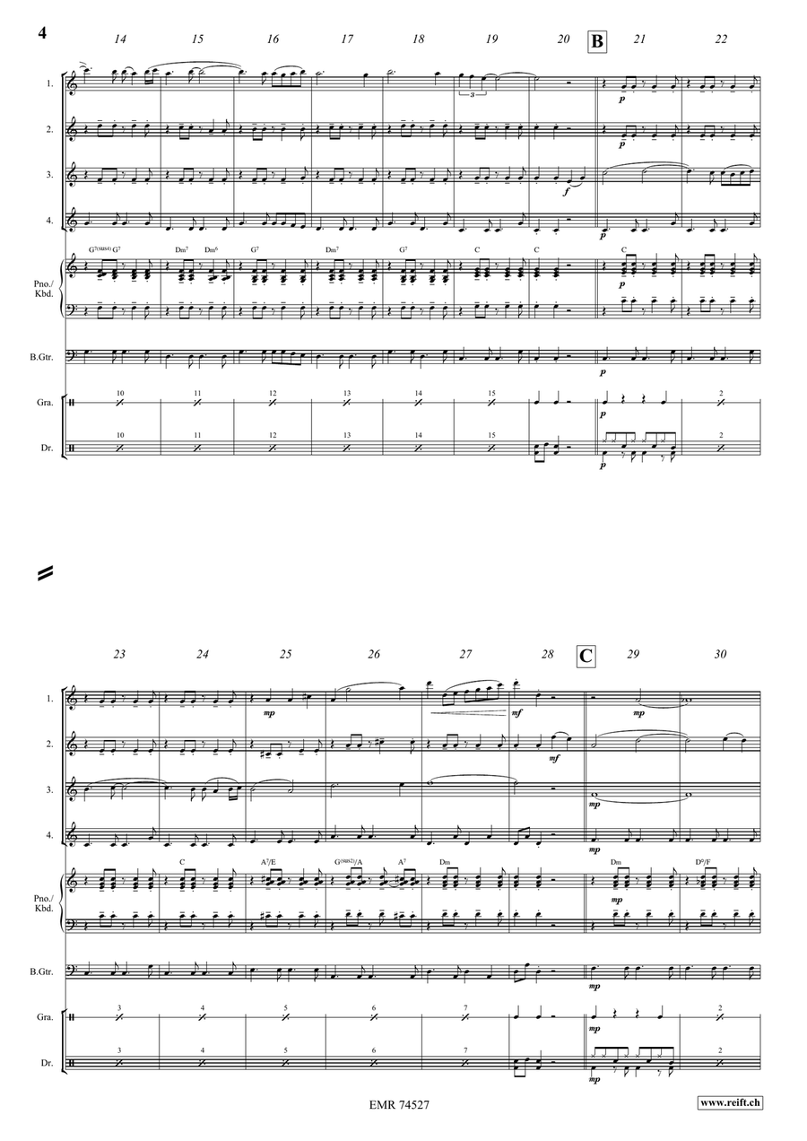 Amapola Amapola Flute Quartet scores gallery preview page 4