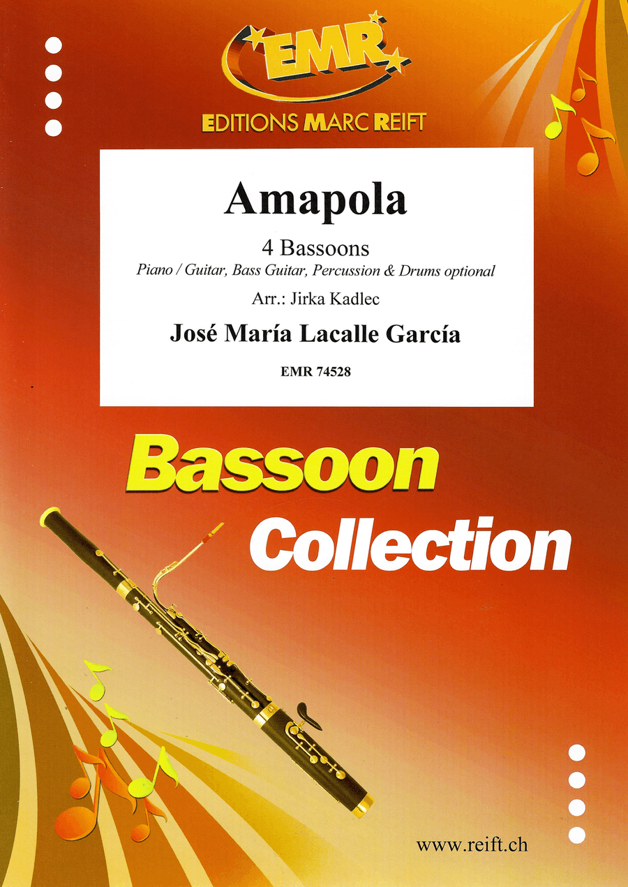 Amapola Amapola Bassoon Quartet scores gallery preview page 1