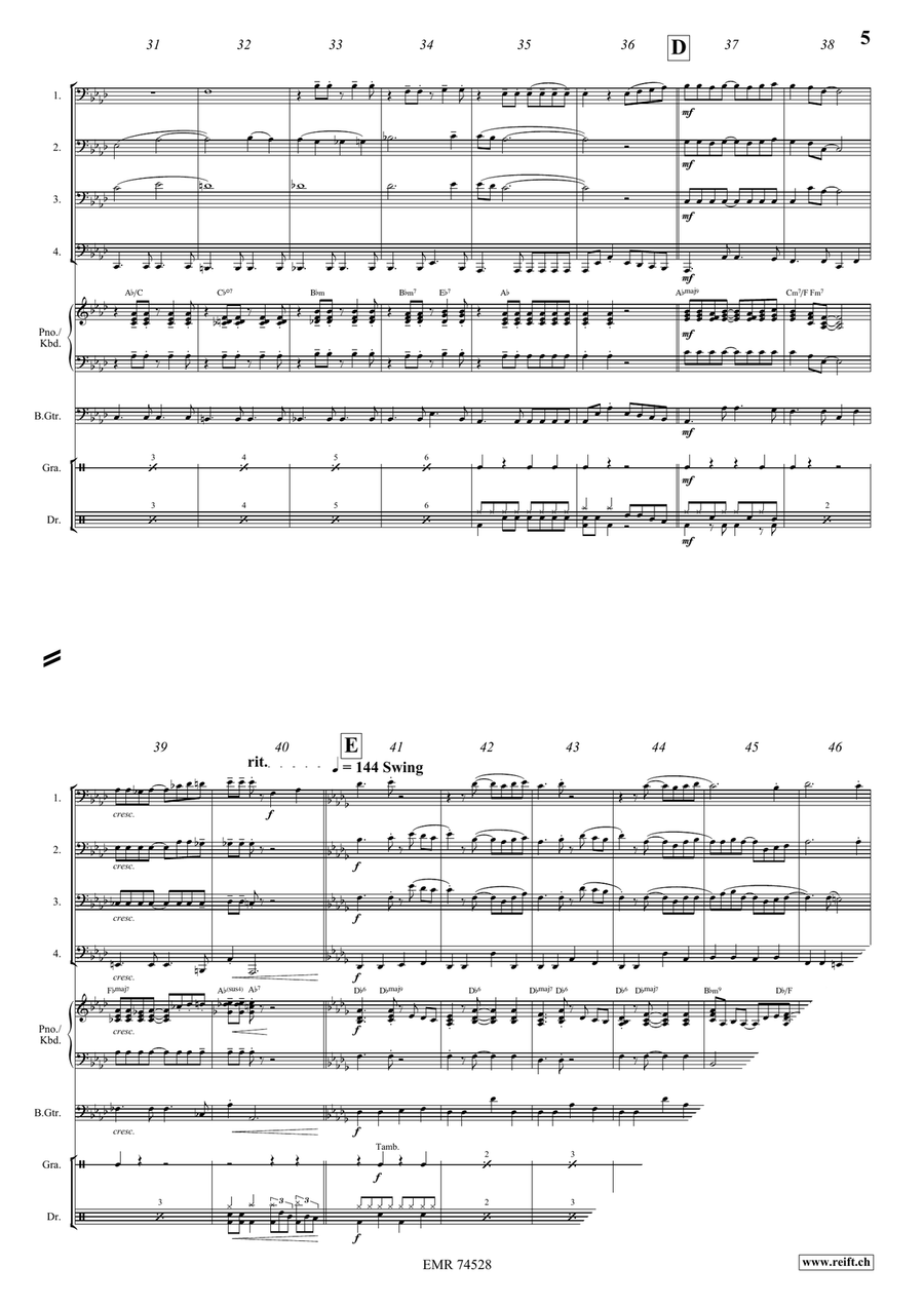 Amapola Amapola Bassoon Quartet scores gallery preview page 5