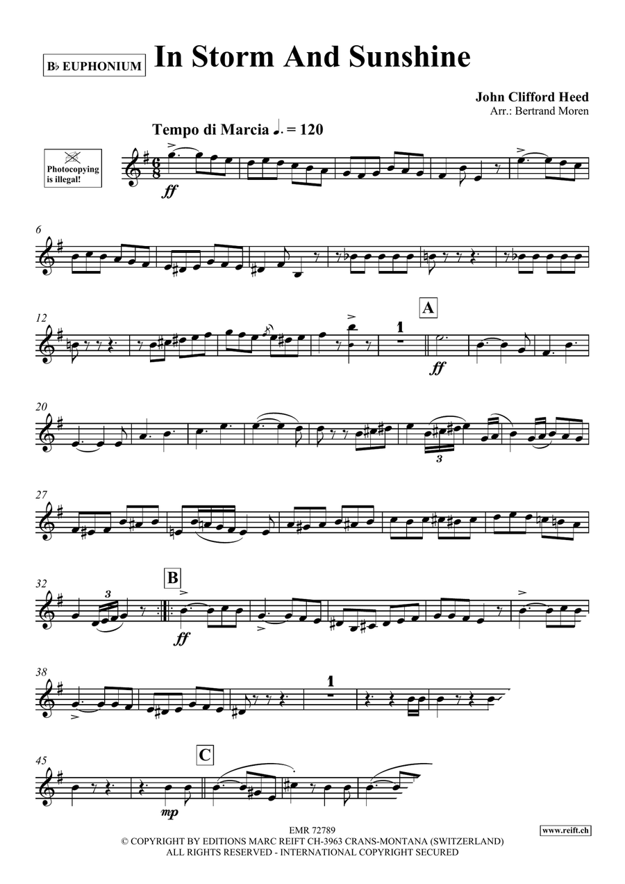 In Storm And Sunshine In Storm And Sunshine Euphonium scores gallery preview page 3