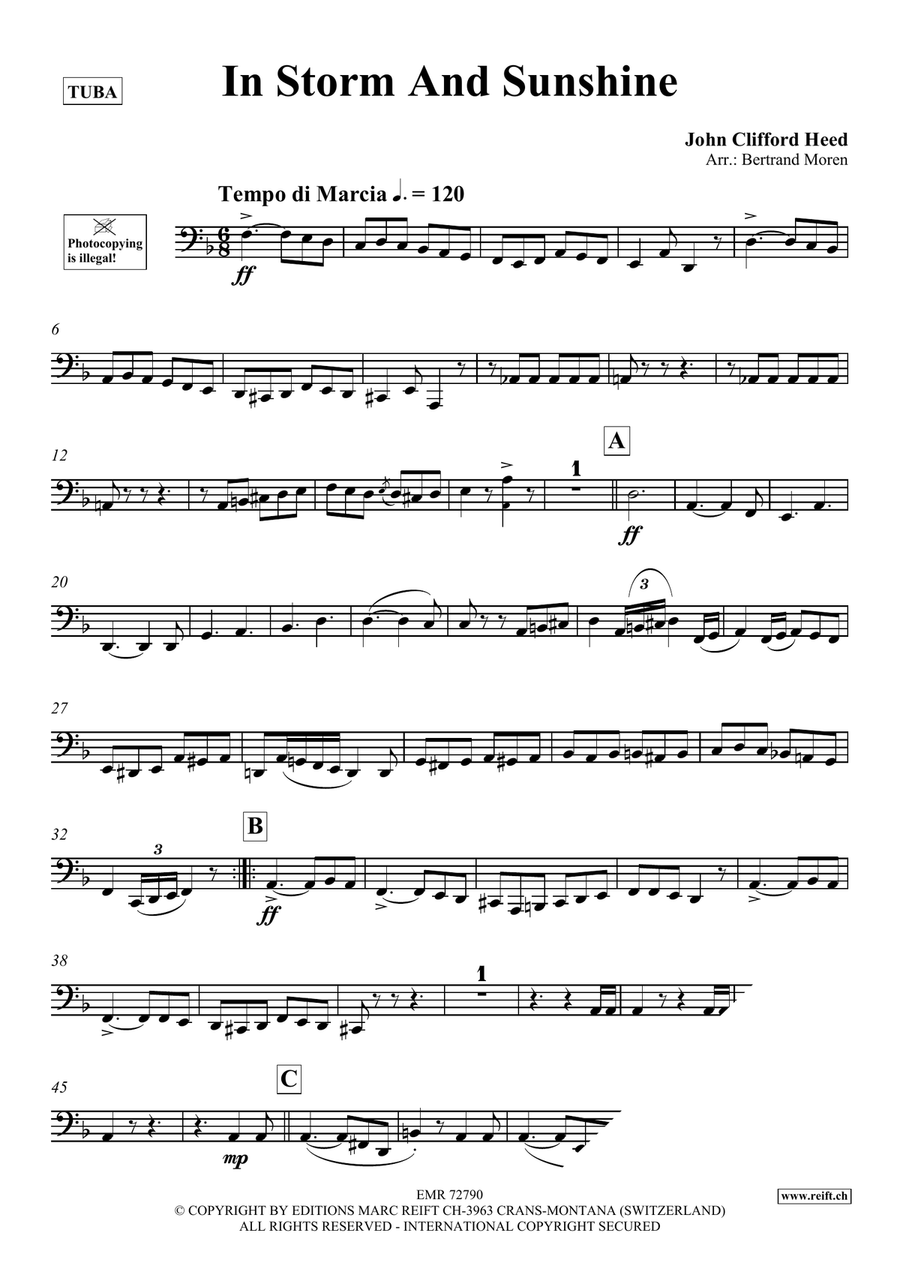 In Storm And Sunshine In Storm And Sunshine Tuba scores gallery preview page 3