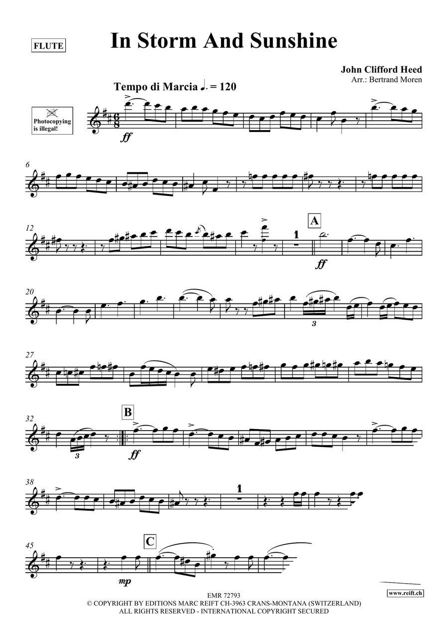 In Storm And Sunshine In Storm And Sunshine Flute Solo scores gallery preview page 3