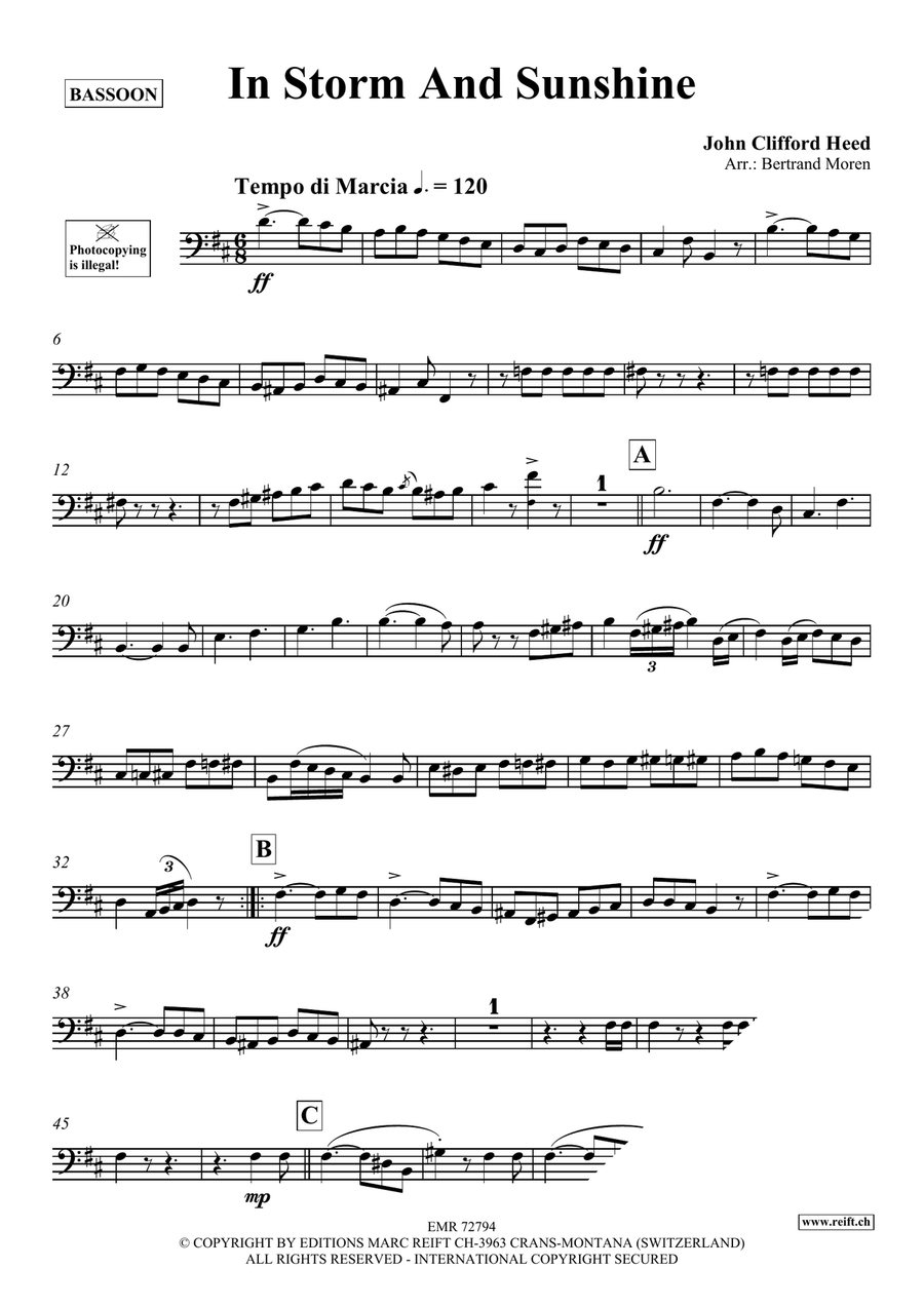 In Storm And Sunshine In Storm And Sunshine Bassoon Solo scores gallery preview page 3