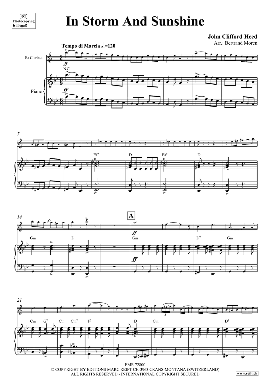 In Storm And Sunshine In Storm And Sunshine Clarinet Solo scores gallery preview page 4