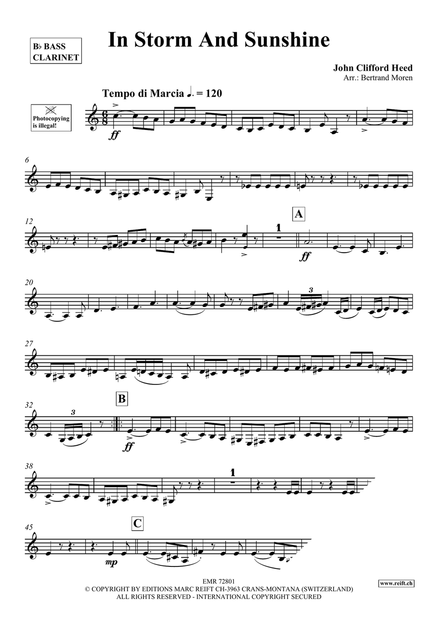 In Storm And Sunshine In Storm And Sunshine Bass Clarinet scores gallery preview page 3