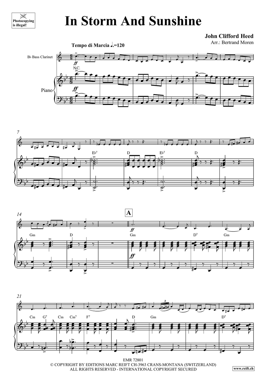 In Storm And Sunshine In Storm And Sunshine Bass Clarinet scores gallery preview page 4