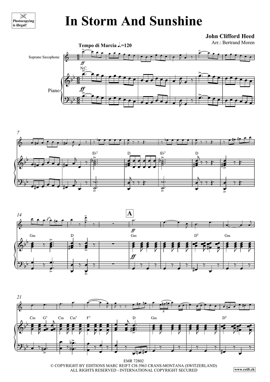 In Storm And Sunshine In Storm And Sunshine Soprano Saxophone scores gallery preview page 4
