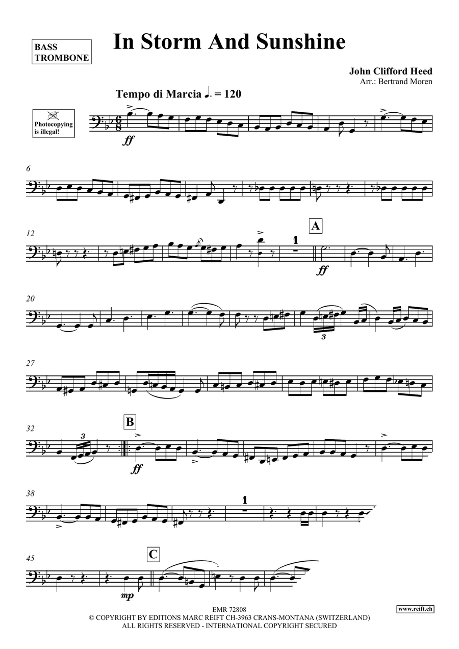 In Storm And Sunshine In Storm And Sunshine Bass Trombone scores gallery preview page 3