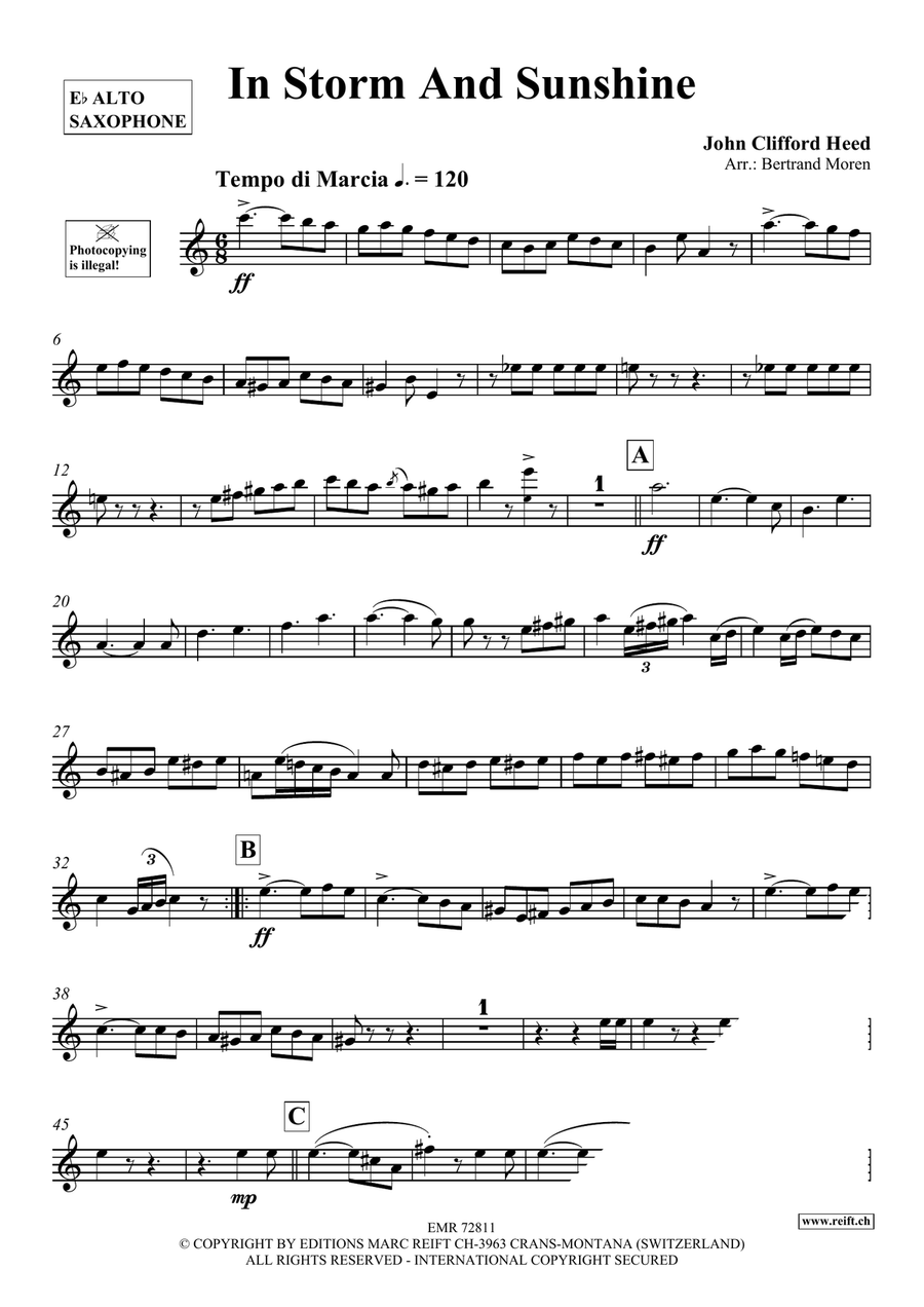 In Storm And Sunshine In Storm And Sunshine Alto Saxophone scores gallery preview page 3