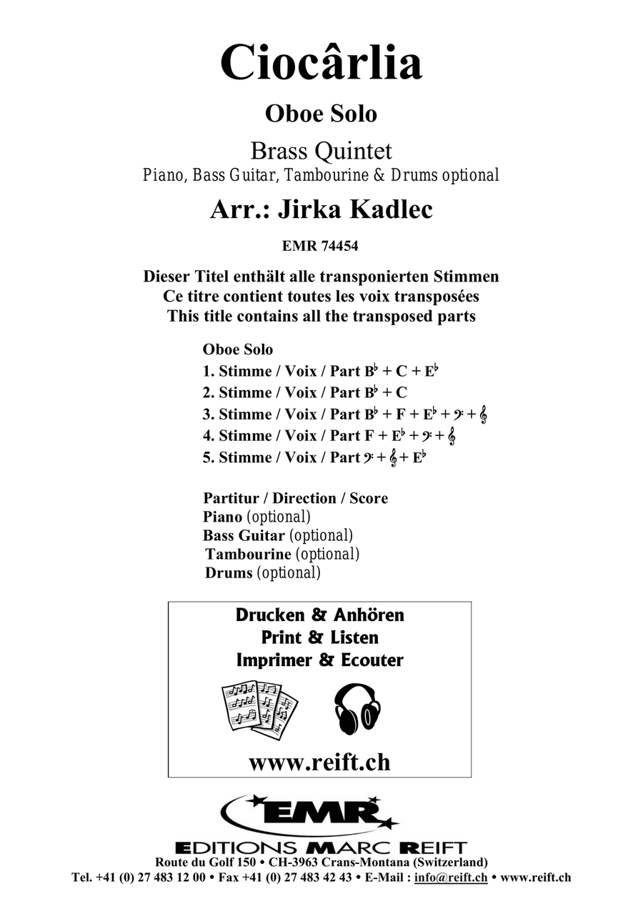 Ciocârlia Ciocârlia Oboe Solo scores gallery preview page 2