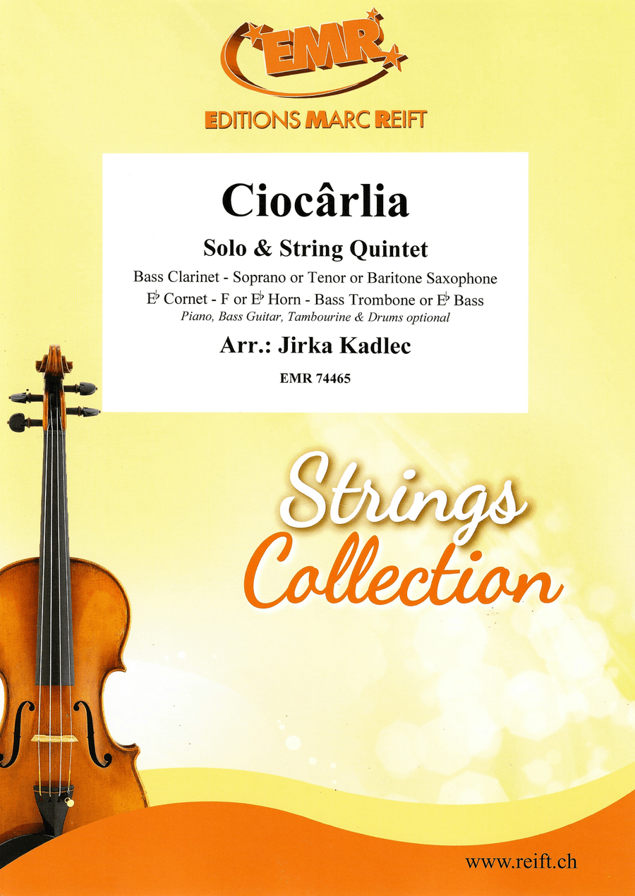 Ciocârlia Ciocârlia Bass Clarinet scores gallery preview page 1