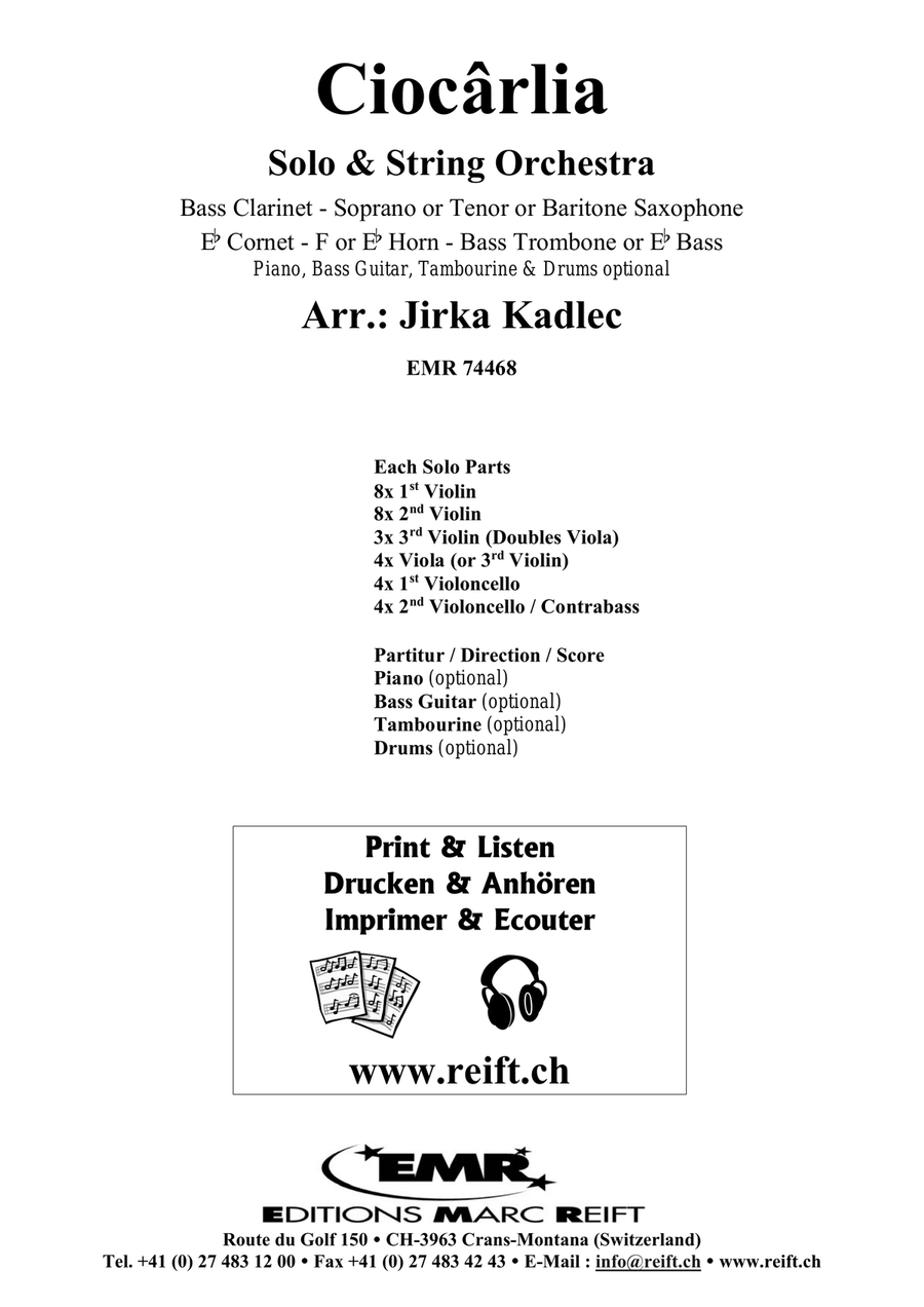 Ciocârlia Ciocârlia String Orchestra scores gallery preview page 2