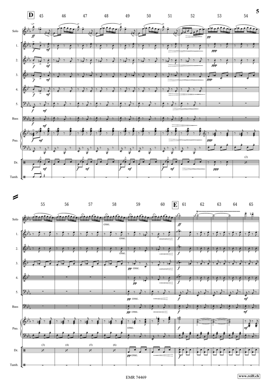 Ciocârlia Ciocârlia Bassoon scores gallery preview page 5