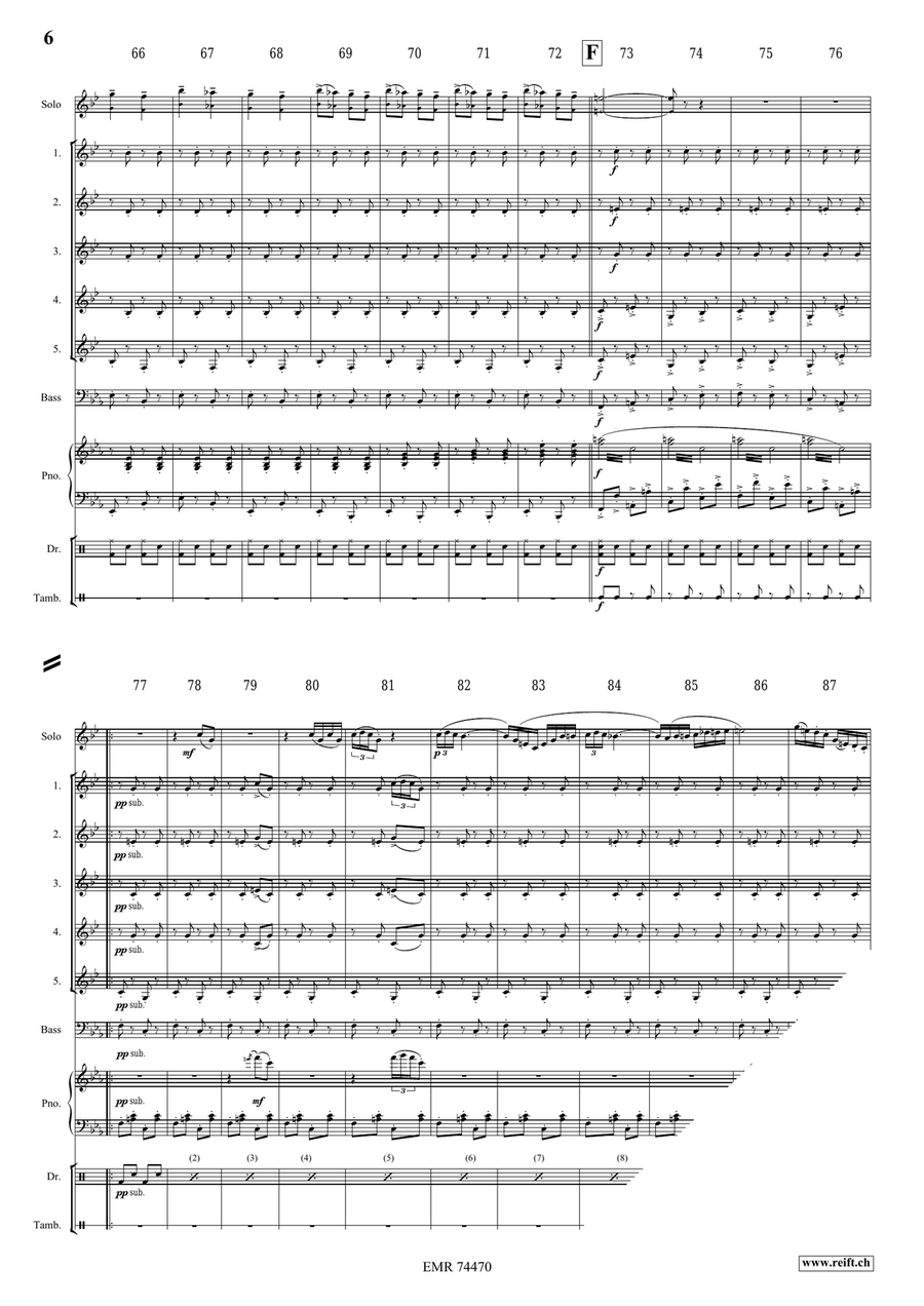Ciocârlia Ciocârlia Horn Solo scores gallery preview page 6