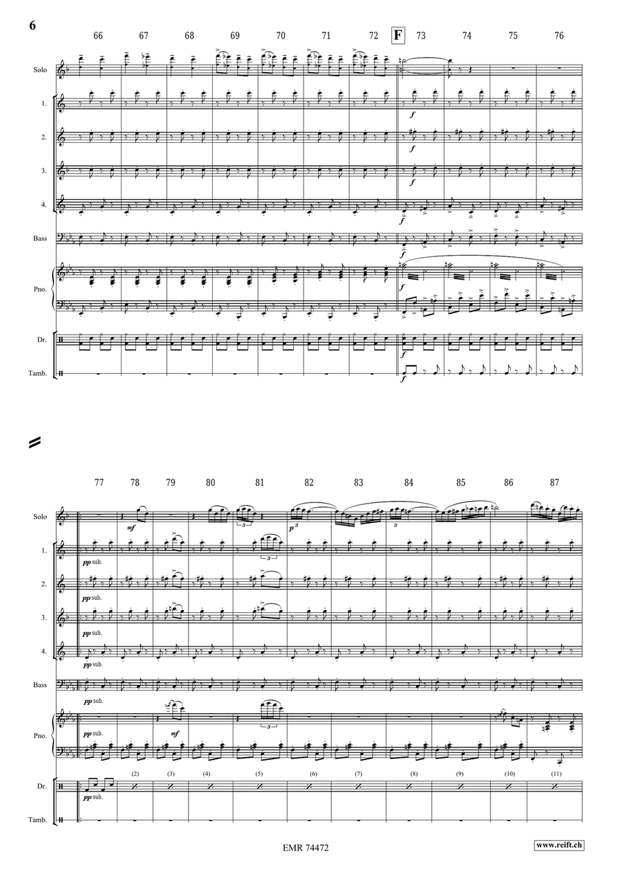 Ciocârlia Ciocârlia Tenor Saxophone scores gallery preview page 6