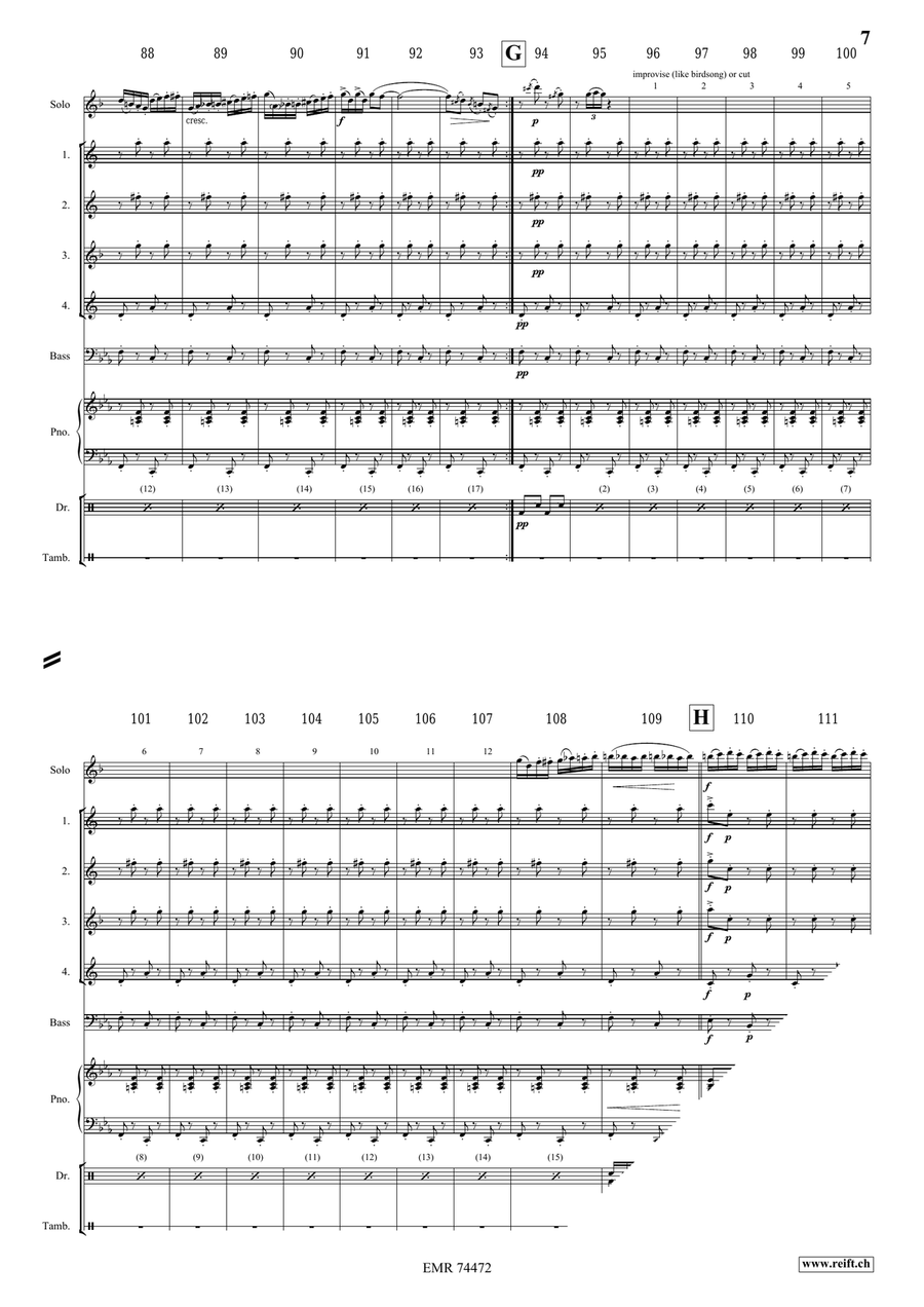 Ciocârlia Ciocârlia Tenor Saxophone scores gallery preview page 7
