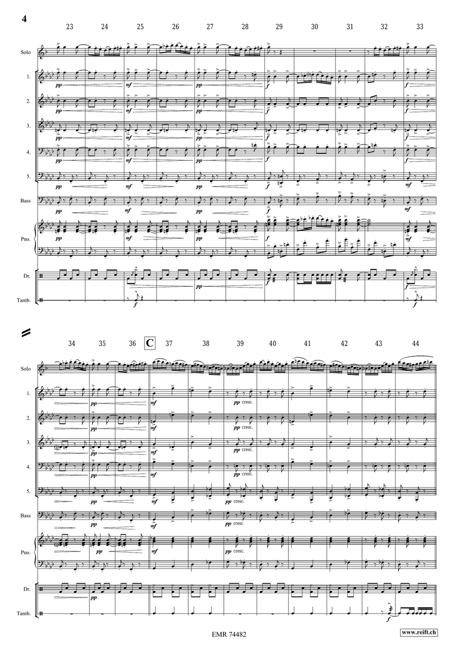 Ciocârlia Ciocârlia Woodwind Quintet scores gallery preview page 4