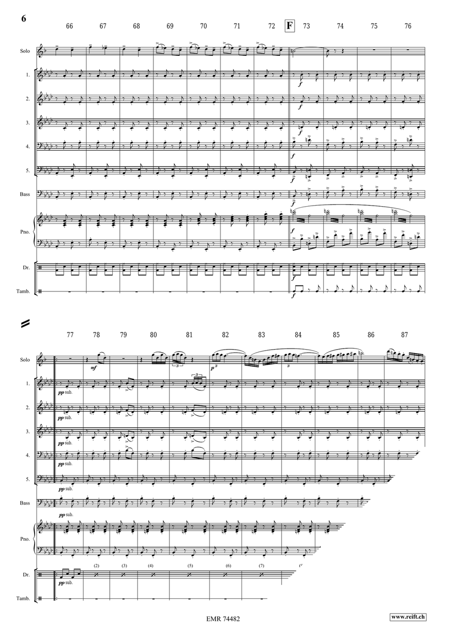 Ciocârlia Ciocârlia Woodwind Quintet scores gallery preview page 6