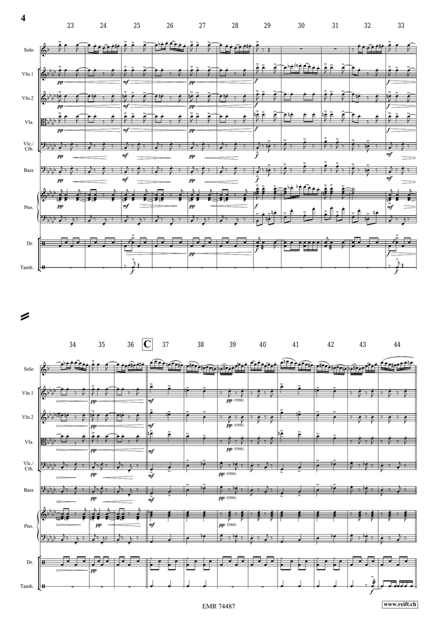 Ciocârlia Ciocârlia Alto Saxophone scores gallery preview page 4