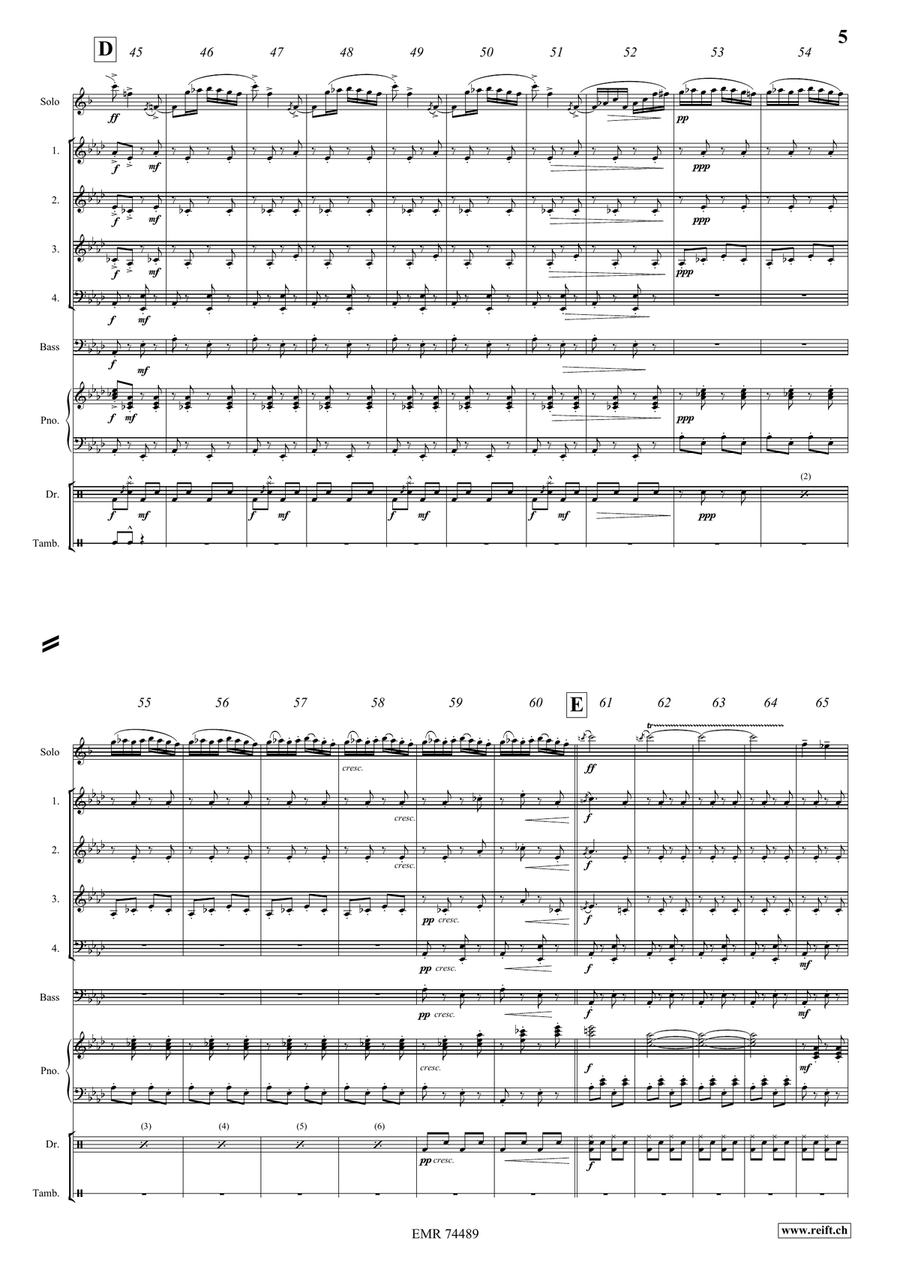 Ciocârlia Ciocârlia Woodwind Quartet scores gallery preview page 5