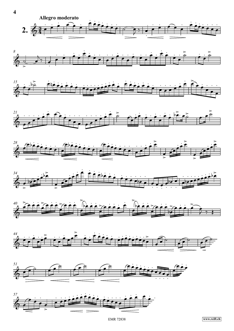 10 Caprices 10 Caprices Flute Solo scores gallery preview page 4