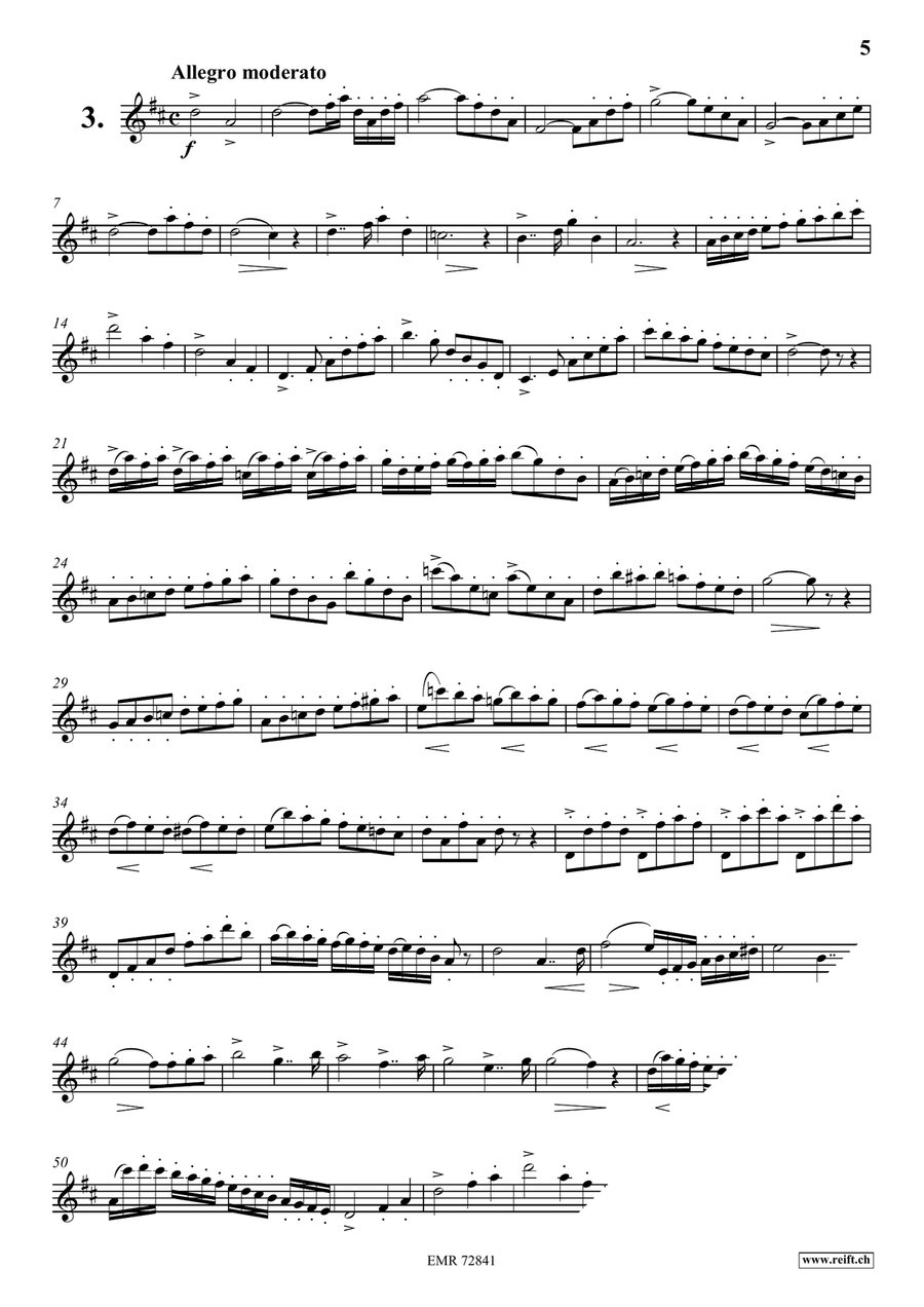 10 Caprices 10 Caprices Clarinet Solo scores gallery preview page 5