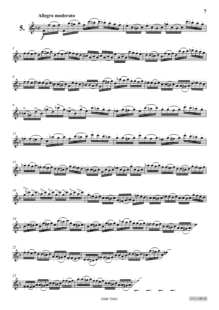 10 Caprices 10 Caprices Soprano Saxophone scores gallery preview page 7