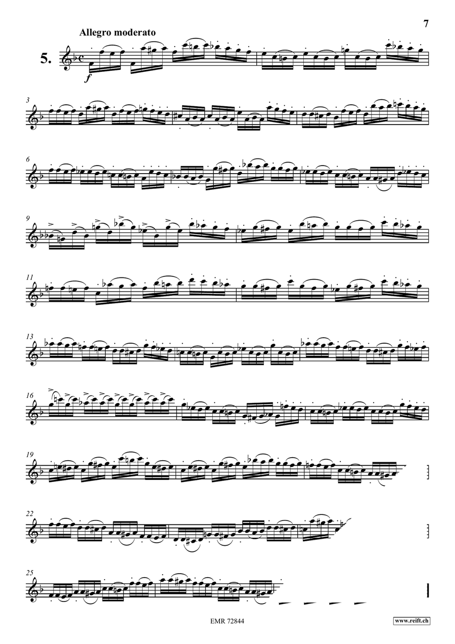 10 Caprices 10 Caprices Alto Saxophone scores gallery preview page 7