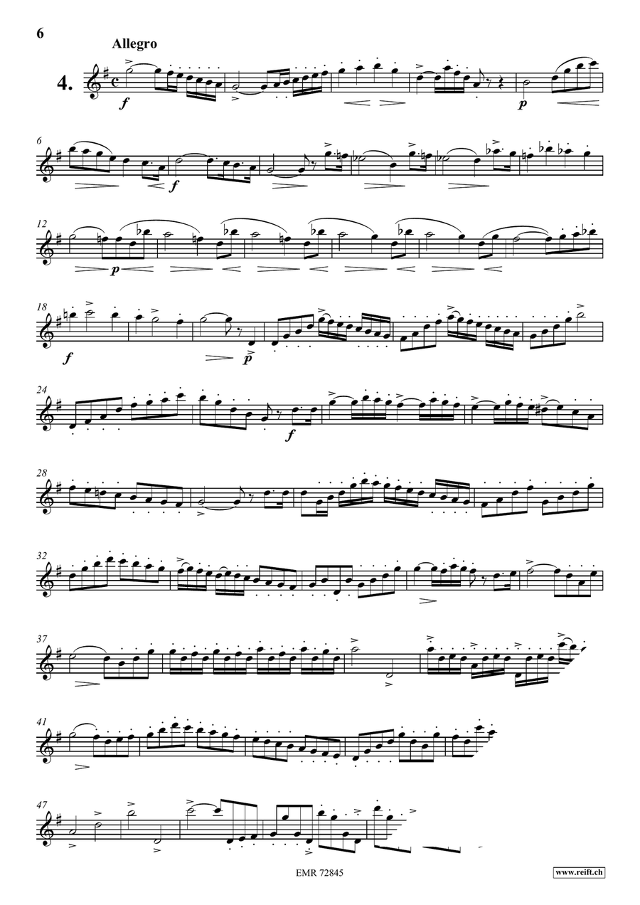 10 Caprices 10 Caprices Tenor Saxophone scores gallery preview page 6