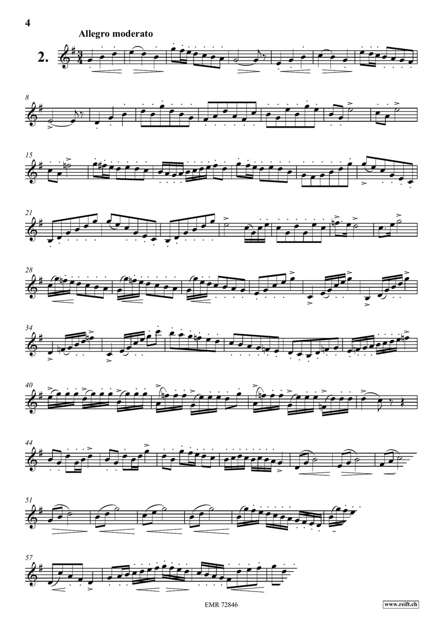10 Caprices 10 Caprices Baritone Saxophone scores gallery preview page 4