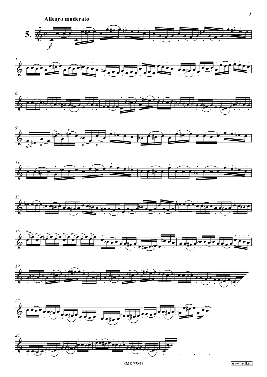 10 Caprices 10 Caprices Cornet scores gallery preview page 7