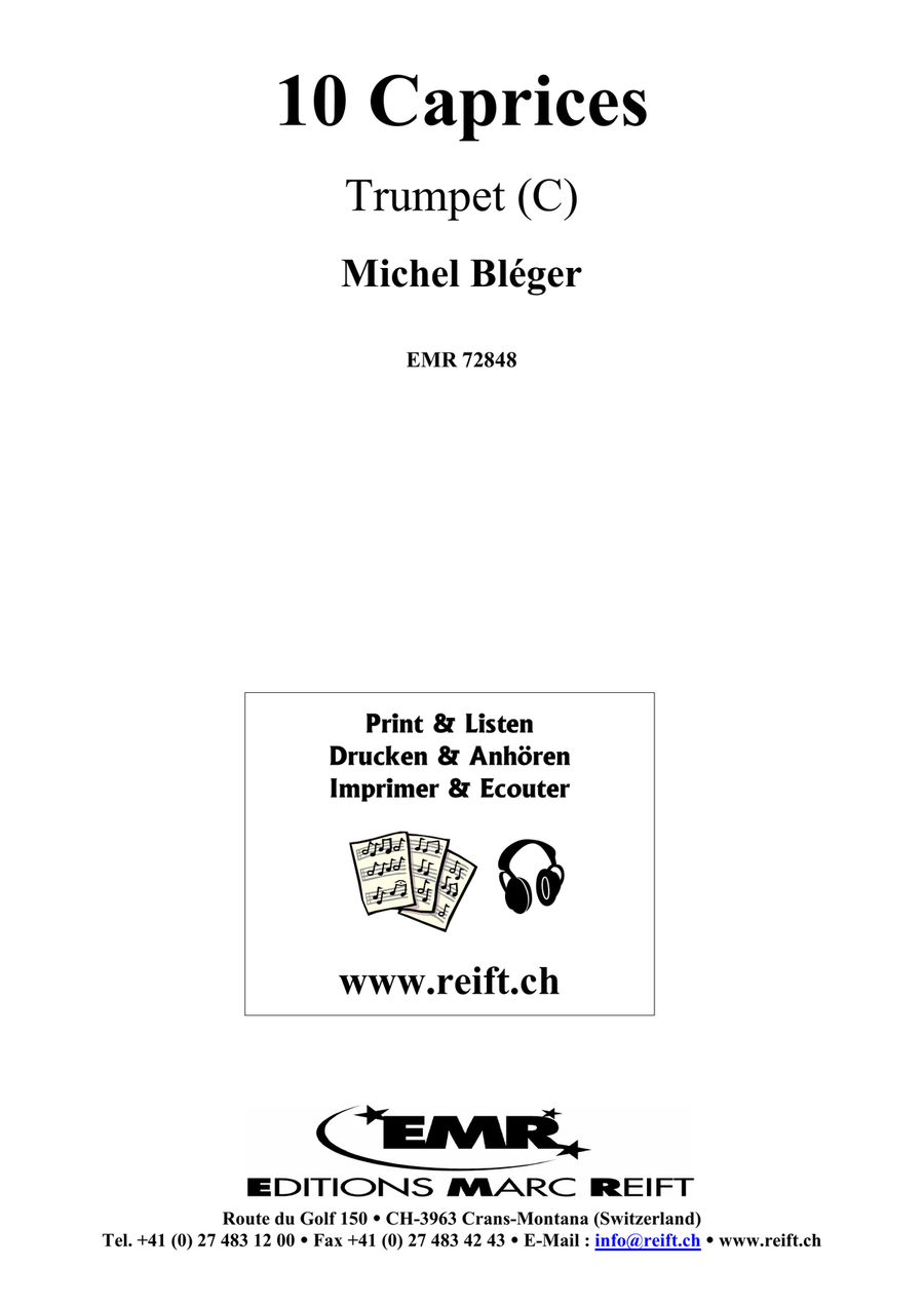 10 Caprices 10 Caprices Trumpet scores gallery preview page 2