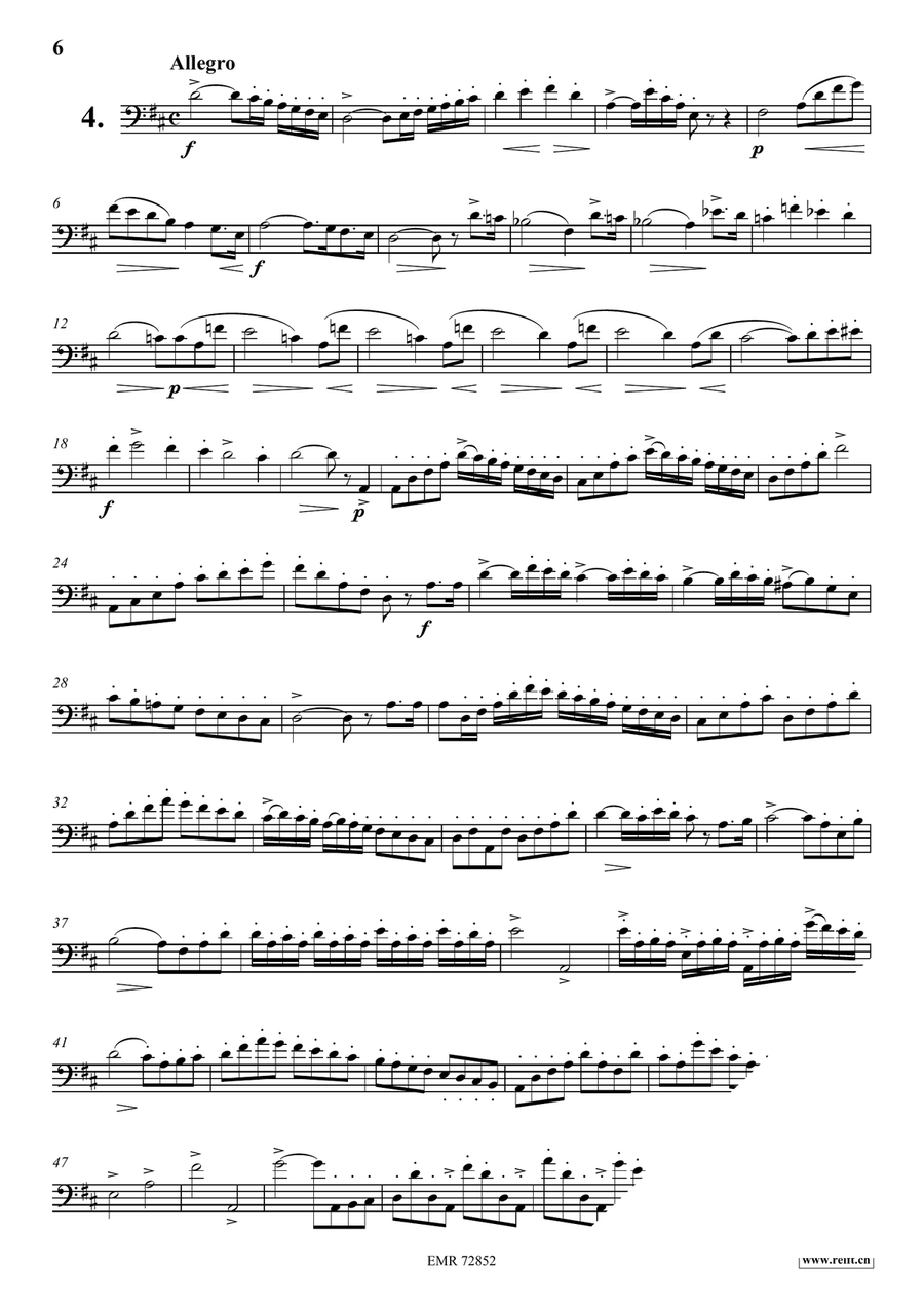10 Caprices 10 Caprices Trombone scores gallery preview page 6