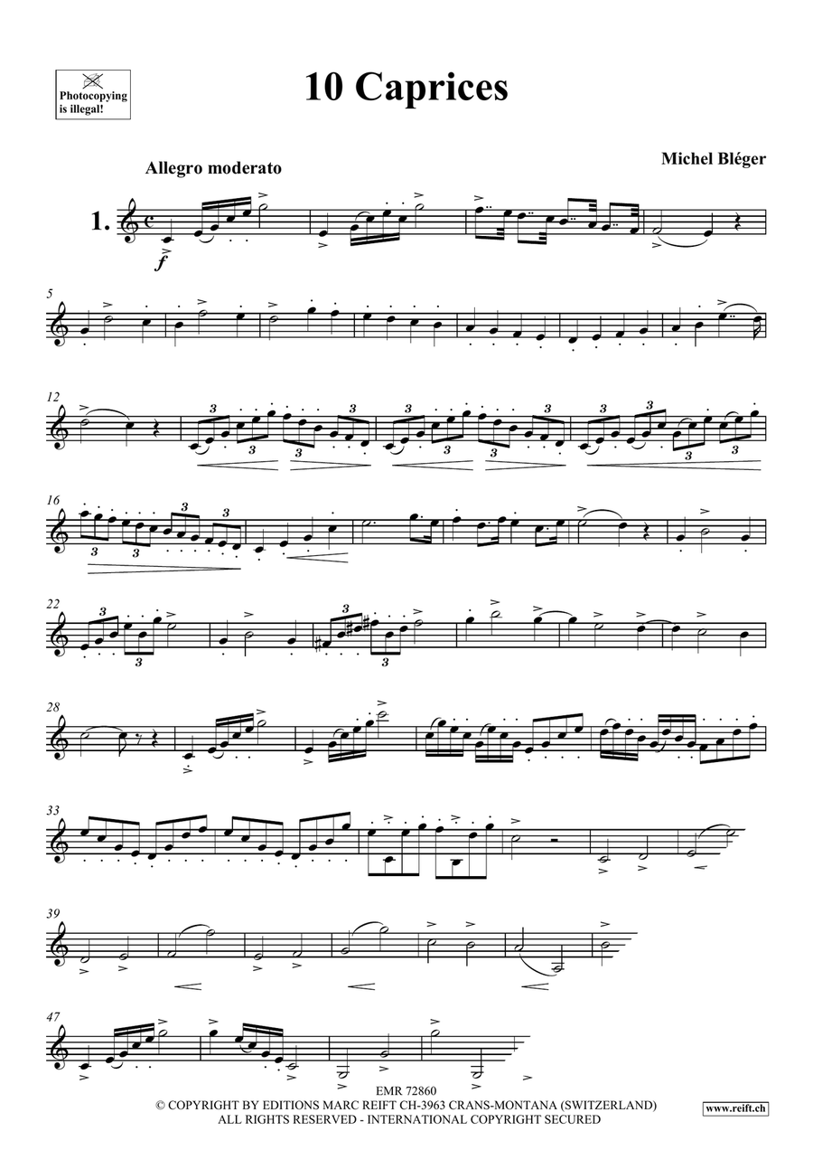 10 Caprices 10 Caprices Score scores gallery preview page 3