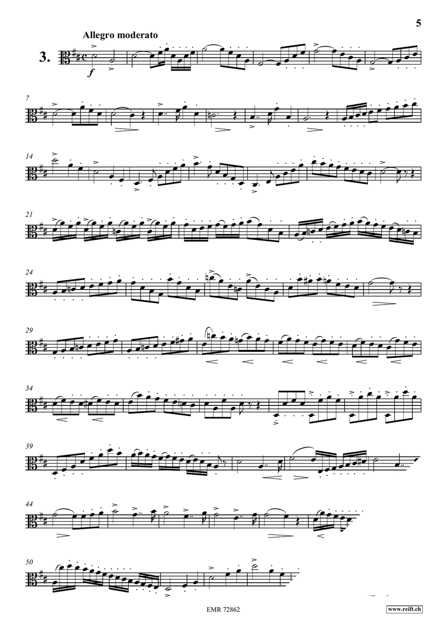 10 Caprices 10 Caprices Viola Solo scores gallery preview page 5