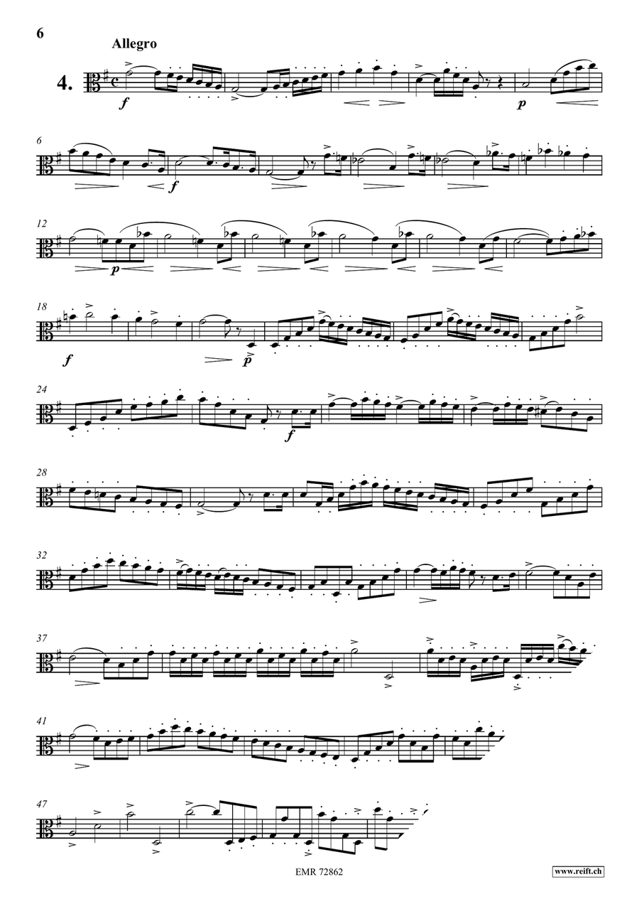 10 Caprices 10 Caprices Viola Solo scores gallery preview page 6