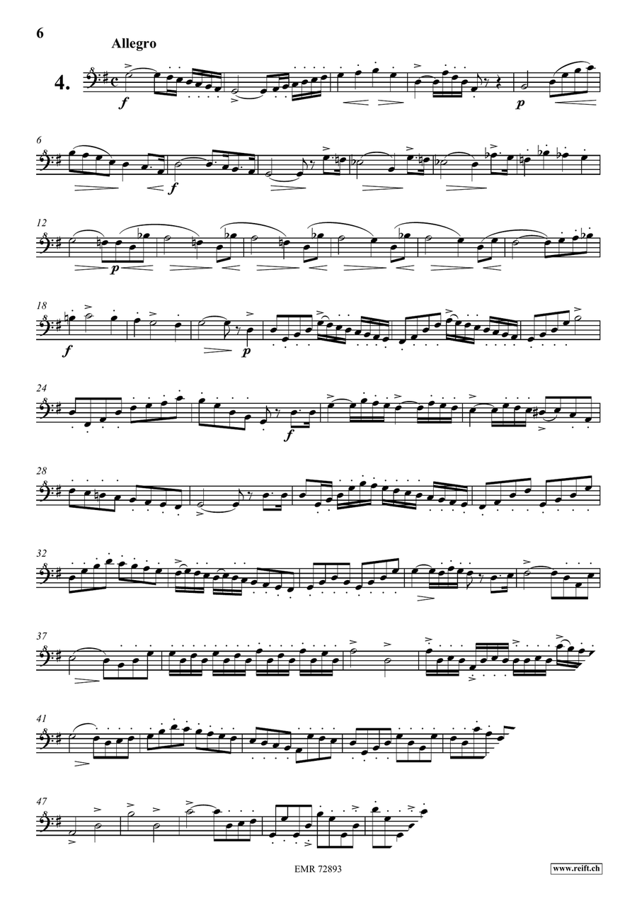 10 Caprices 10 Caprices Bass Recorder scores gallery preview page 6