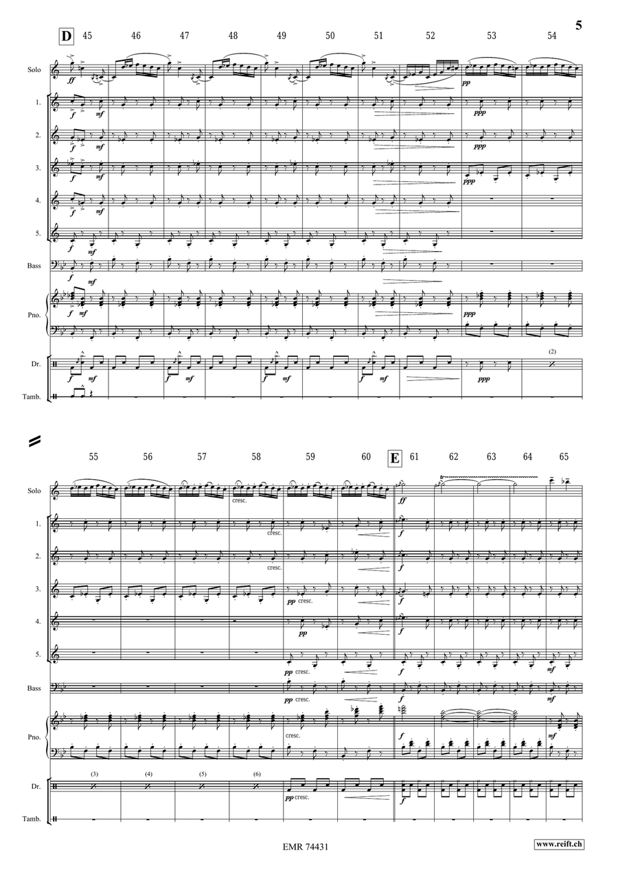 Ciocârlia Ciocârlia Euphonium scores gallery preview page 5
