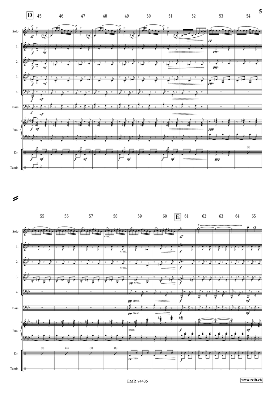 Ciocârlia Ciocârlia Brass Quartet scores gallery preview page 5