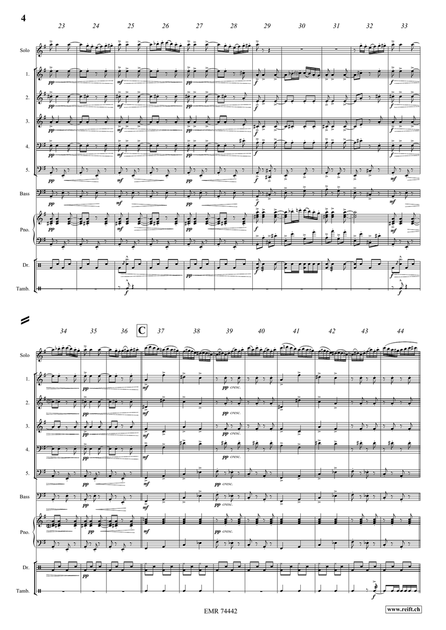 Ciocârlia Ciocârlia Woodwind Quintet scores gallery preview page 4