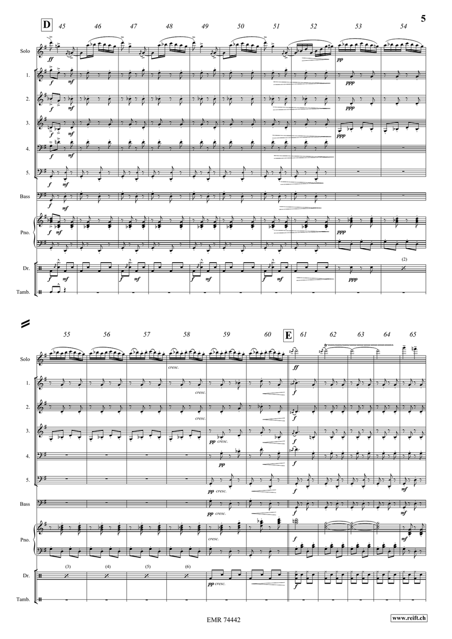 Ciocârlia Ciocârlia Woodwind Quintet scores gallery preview page 5