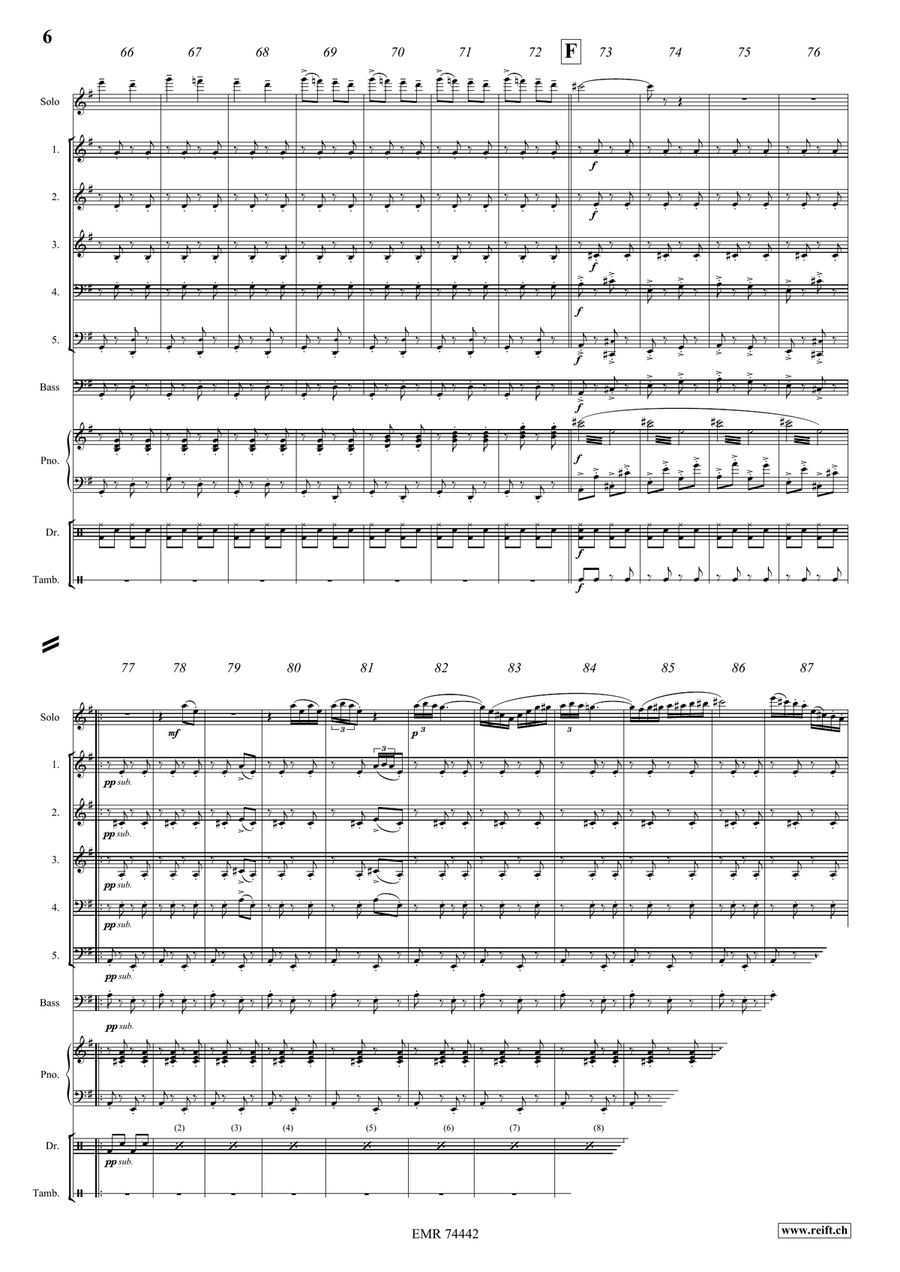 Ciocârlia Ciocârlia Woodwind Quintet scores gallery preview page 6