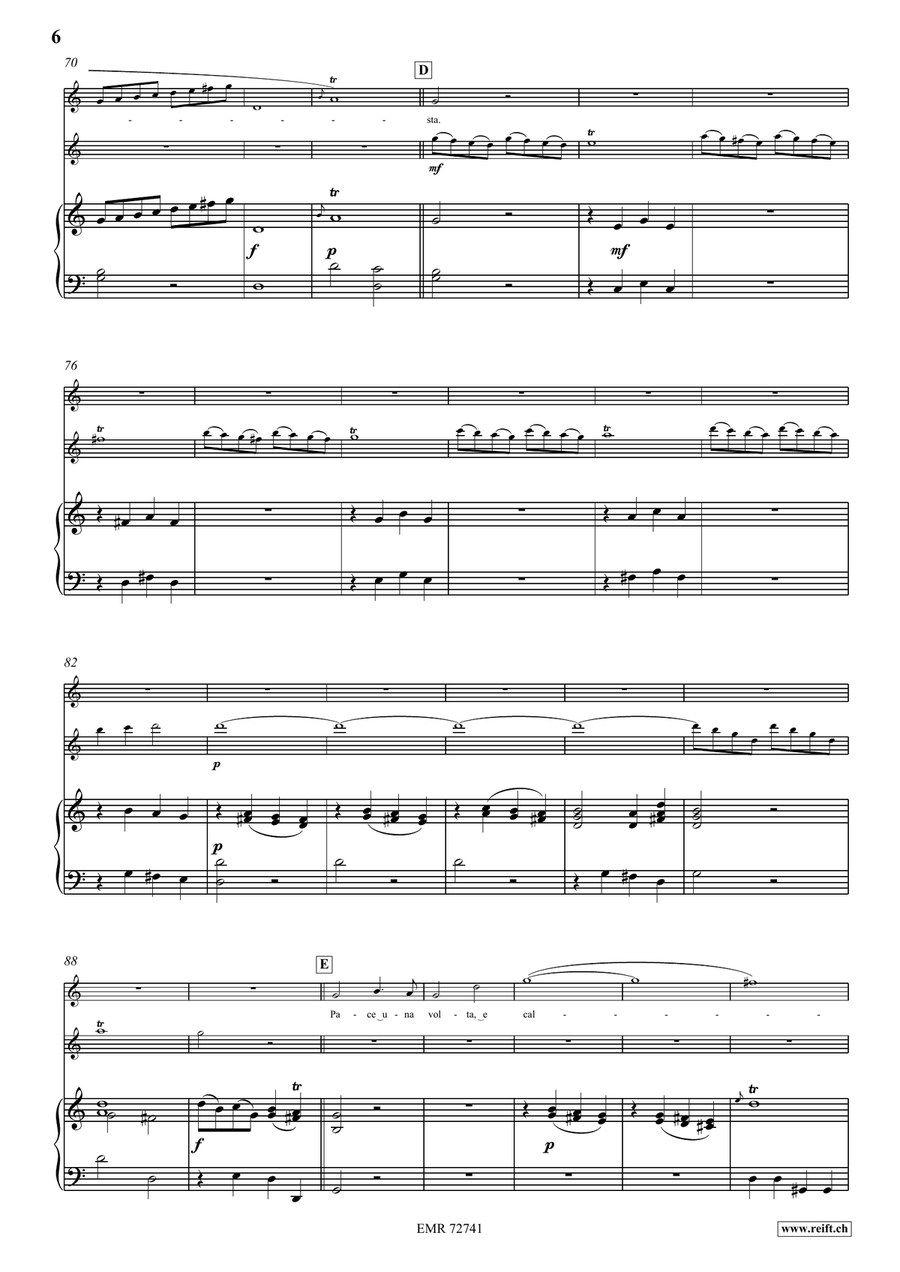 Pace Una Volta Pace Una Volta Violin scores gallery preview page 6
