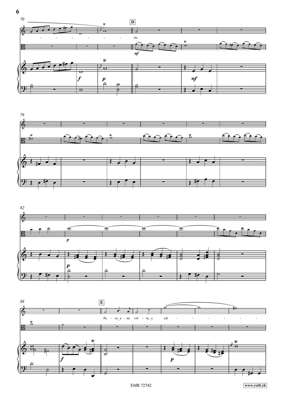 Pace Una Volta Pace Una Volta Viola scores gallery preview page 6