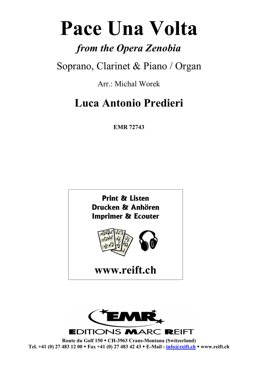 Pace Una Volta Pace Una Volta Clarinet scores gallery preview page 2