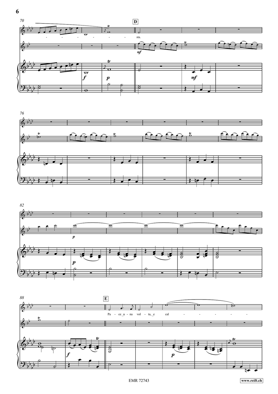 Pace Una Volta Pace Una Volta Clarinet scores gallery preview page 6