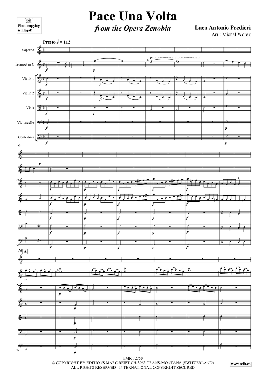 Pace Una Volta Pace Una Volta String Orchestra scores gallery preview page 3