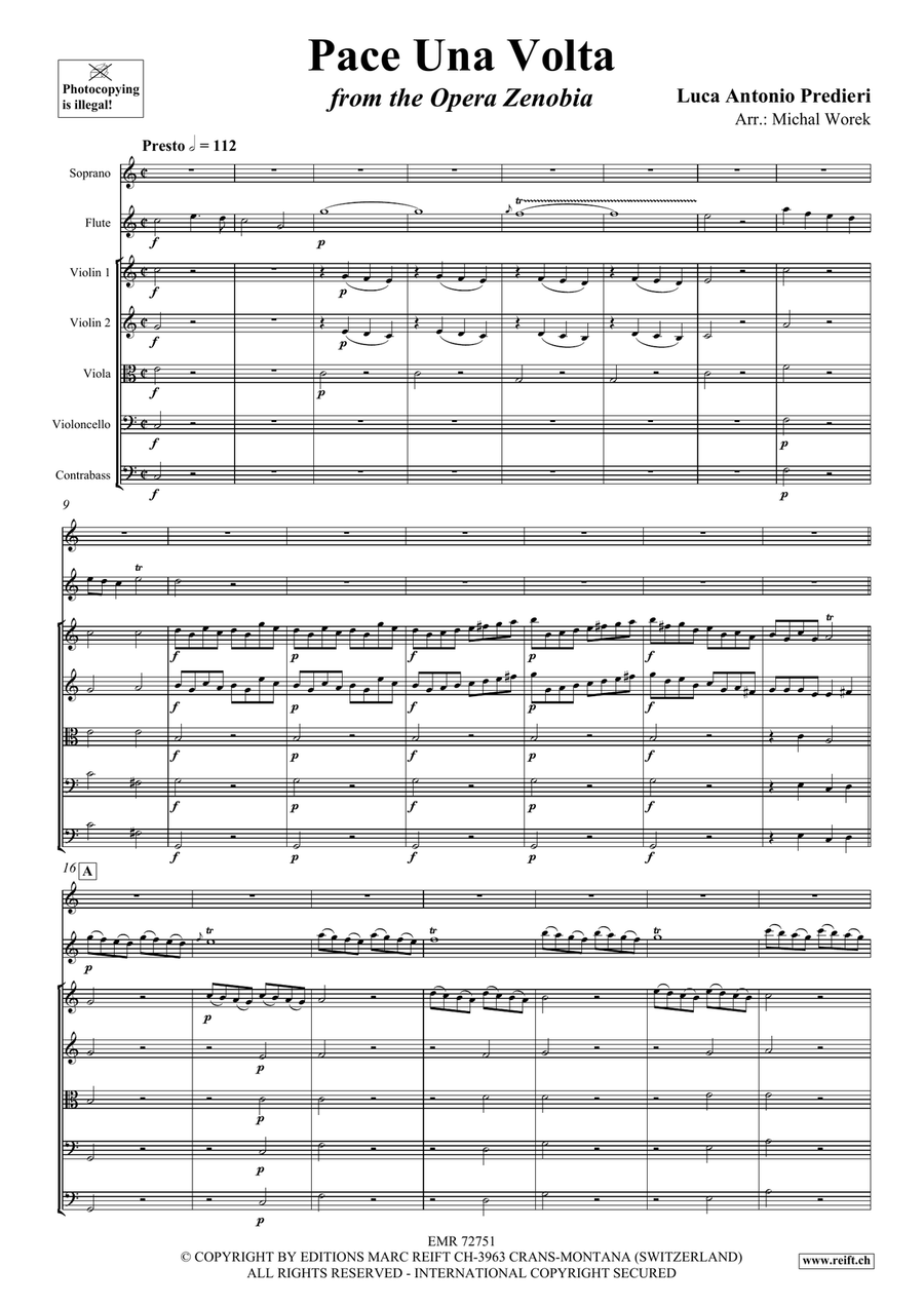 Pace Una Volta Pace Una Volta String Orchestra scores gallery preview page 3