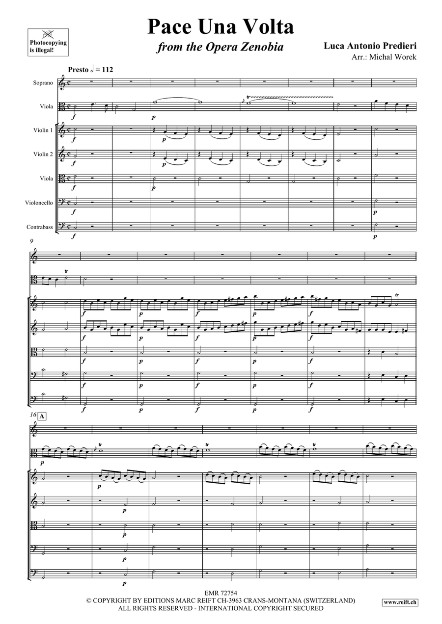 Pace Una Volta Pace Una Volta String Orchestra scores gallery preview page 3